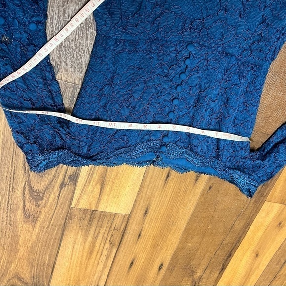 Nicholas Blue Lace Octavia Cocktail Dress Size 0 G - Picture 9 of 10